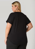 Crystal French Terry Tee