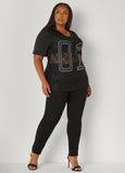 Crystal 01 Lace Jersey Tee