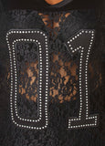 Crystal 01 Lace Jersey Tee