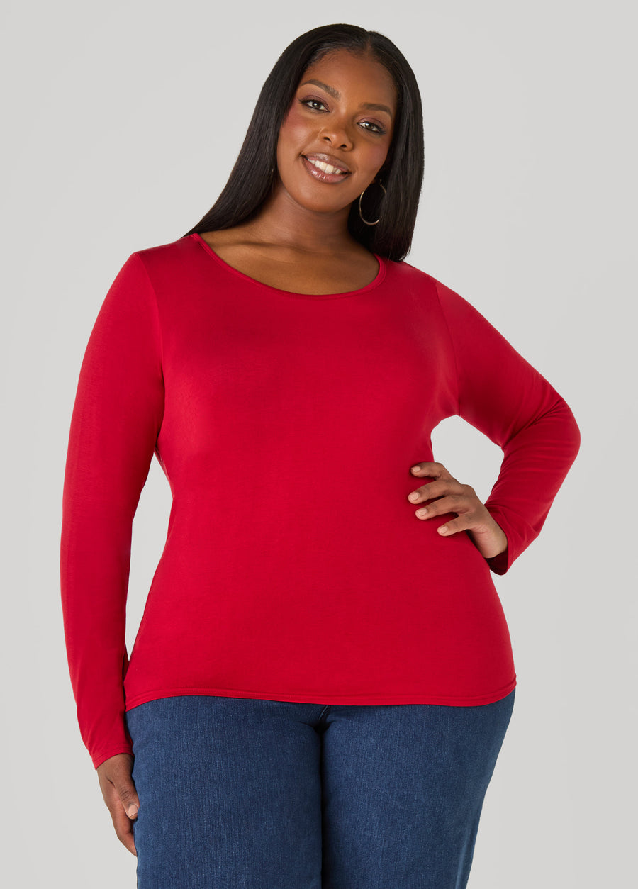 Basic Long Sleeve Jersey Tee