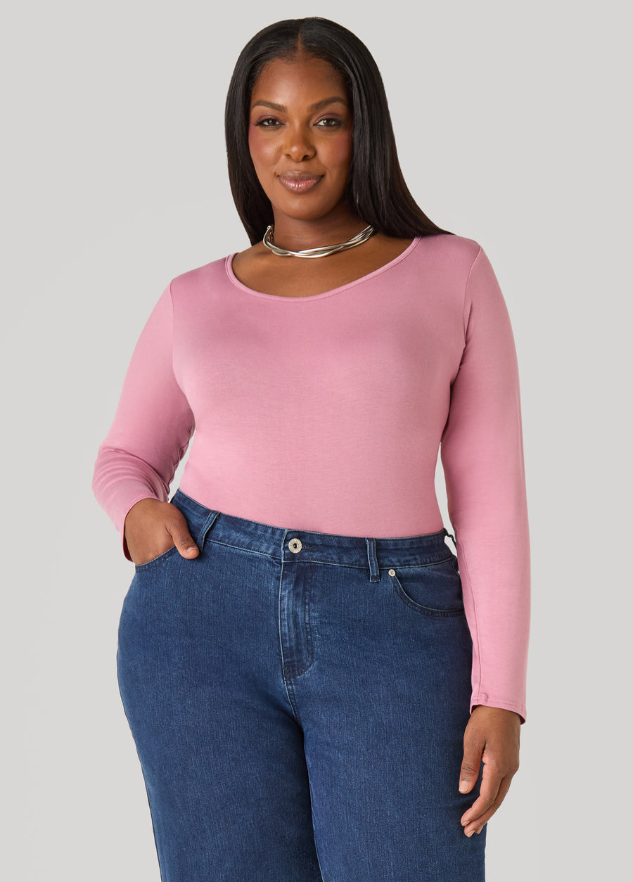 Basic Long Sleeve Jersey Tee