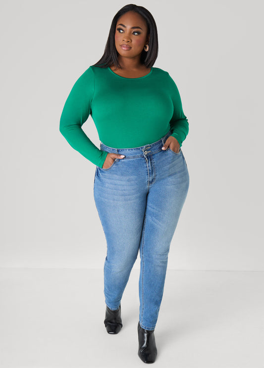 Basic Long Sleeved Jersey Tee