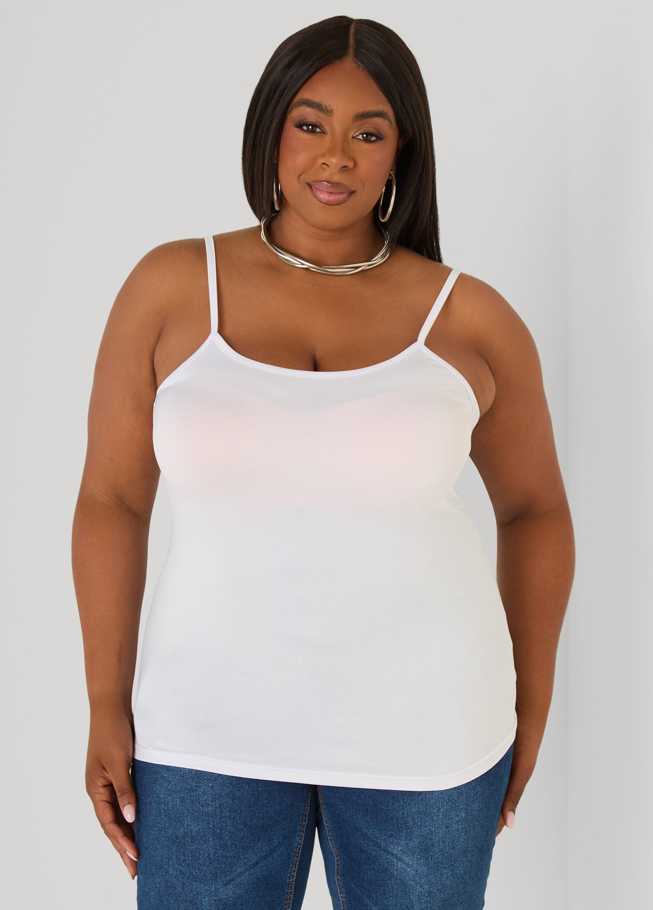 Adjustable Stretch Knit Cami