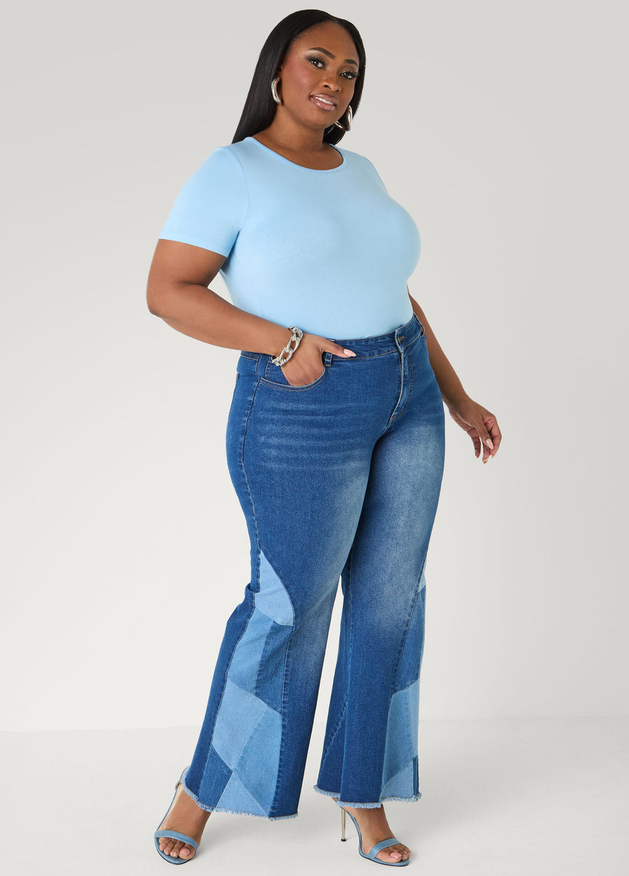 Plus Size Short Sleeve Tee Basic T Shirt Essential Top Jersey Tee