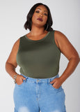 Plus Size Basic Knit Cami Top