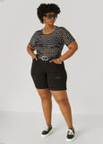 Flocked Affirmations Mesh Tee