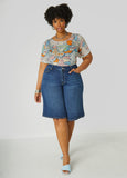 Peace Print Mesh Tee