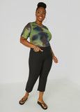 Tie Dyed Mesh Tee