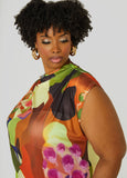 Abstract Print Mesh Top