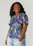 Printed Mesh Tee