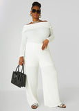 Textured Off The Shoulder Top