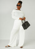 Textured Off The Shoulder Top
