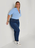 V Neck Ribbed Top