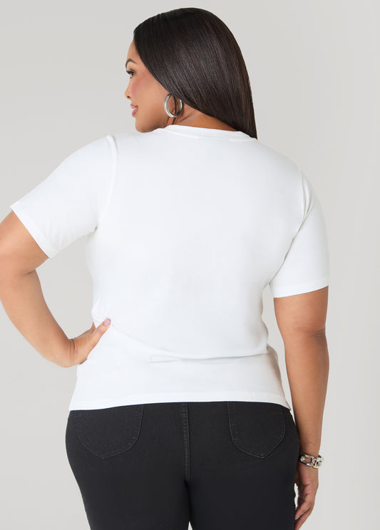 Butterfly Graphic Jersey Tee