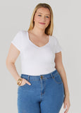V Neck Jersey Tee