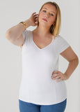 V Neck Jersey Tee