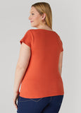 V Neck Jersey Tee