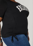 Exclusive Drawstring Graphic Tee