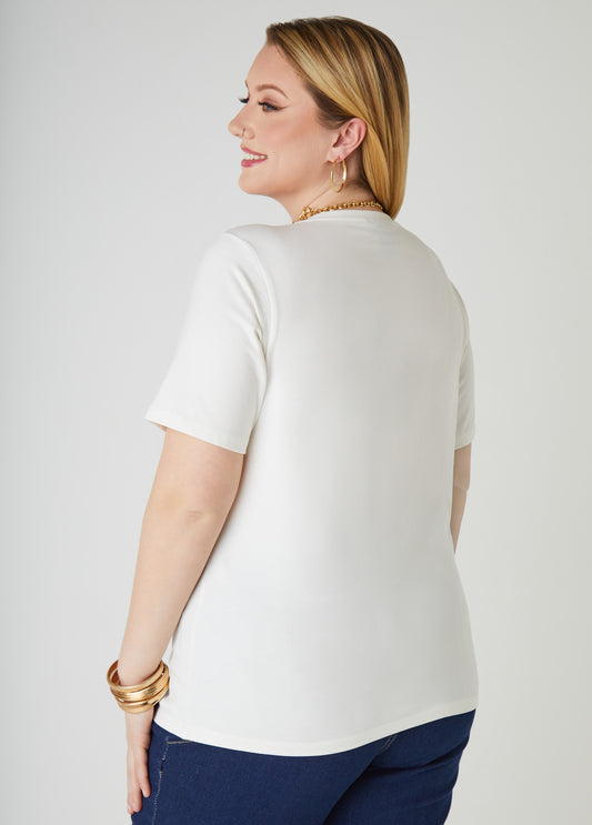 Beaded Empower Tee