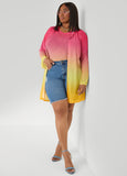 Ombre Mesh Duster