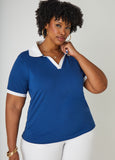 Two Tone Polo Shirt