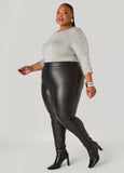 Embellished Paneled Jersey Top