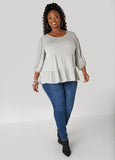 Plus Size Terry Babydoll Top Plus Size Swing Top Plus Size Jersey Tee