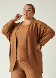 Honeycomb Knit Cardigan