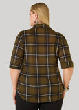Plaid Cuffed Shirt