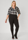 Plaid Button Front Shirt