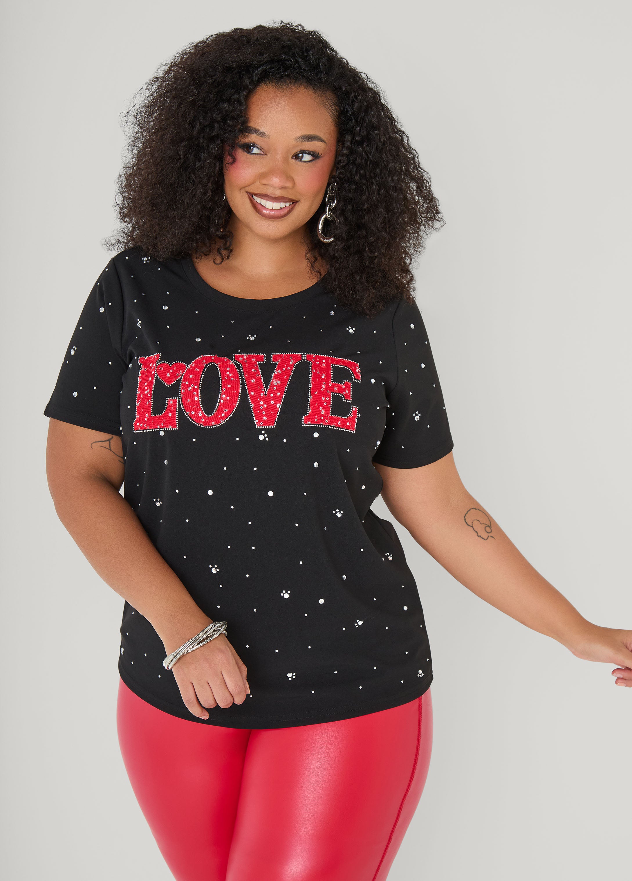 Love Embellished Tee
