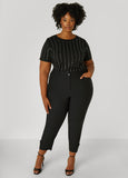Crystal Stretch Cotton Tee