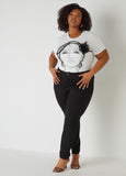 Embellished Profile Graphic Tee