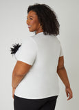 Embellished Profile Graphic Tee