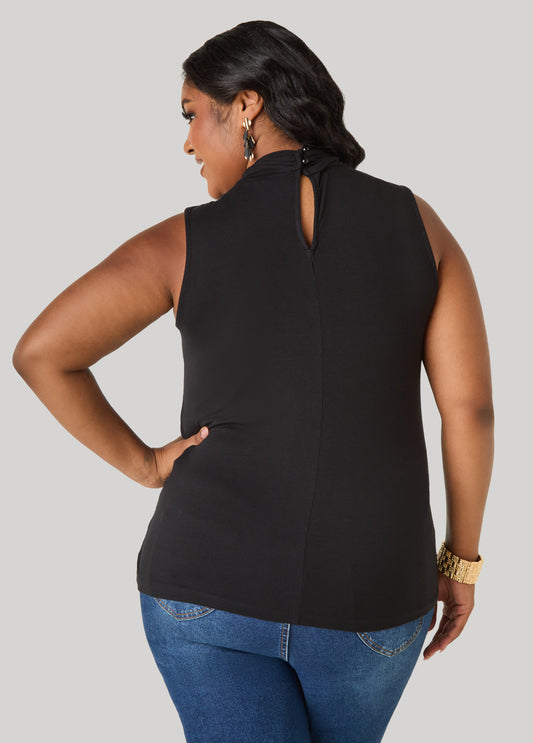Twist Front Keyhole Top