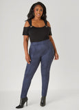 Grommet Cold Shoulder Top