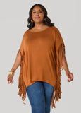 Fringed Oversized T Shirt