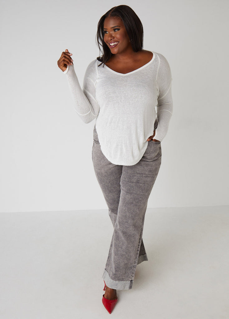 Plus Size Knit Top Plus Size Knitted Top Plus Size Tops – Ashley
