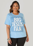 Big Jesus Fan Graphic Tee