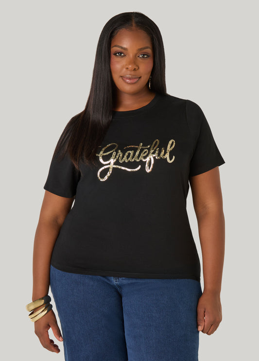 Grateful Sequin Tee