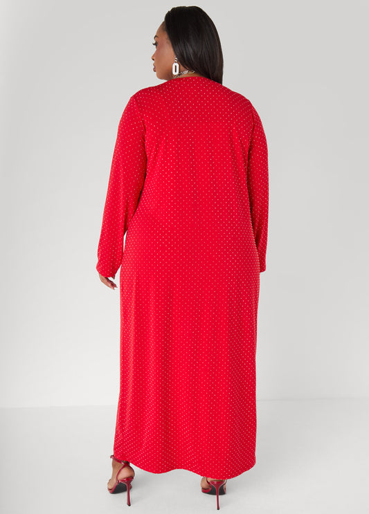 Studded Open Front Duster