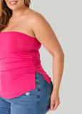 Ruched Tube Top