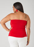 Ruched Tube Top