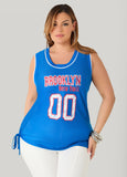 Drawstring Basketball Jersey