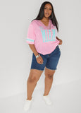 Miami Lace Trimmed Jersey