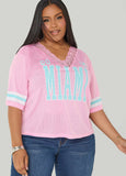 Miami Lace Trimmed Jersey