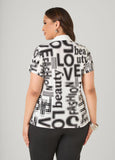 Love Fashion Print Shirt