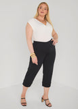 Ruched Cowl Neck Top