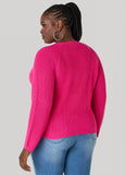 Ribbed Raglan Sweater