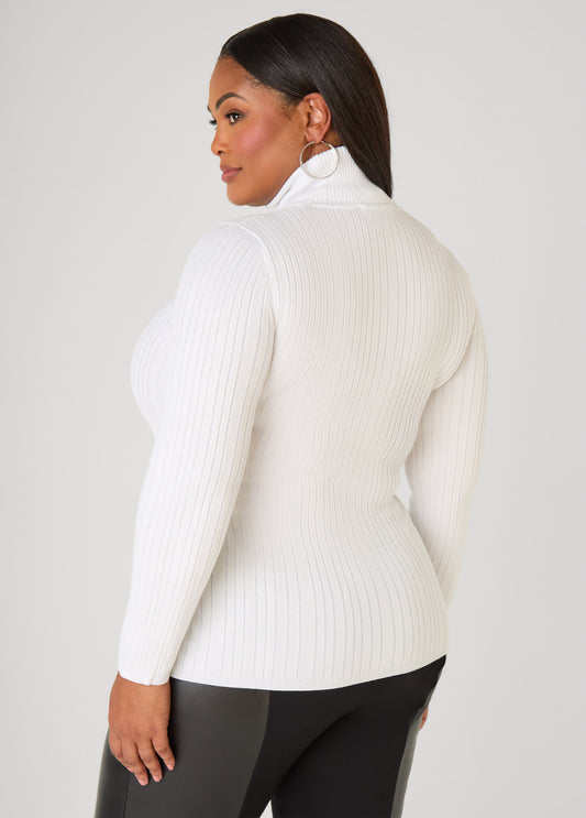 Ribbed Knit Sweater